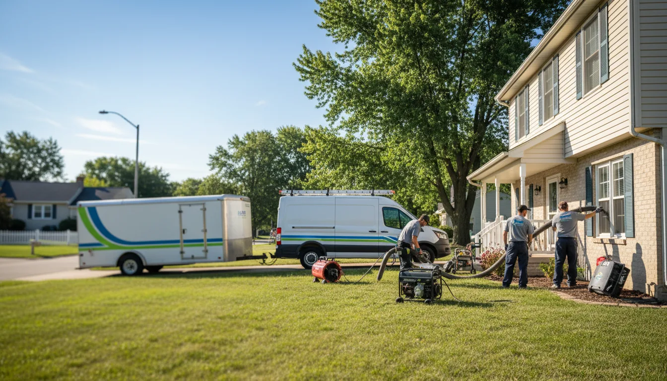 Flooded Basement Restoration And Cleanup With Repair in Saint Charles, IA near me